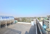 High-end 3 beds apartment with pretty terrace for rent in To Ngoc Van st, Tay Ho